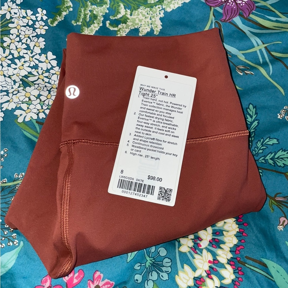 Lululemon Wunder Train HR size 8 25”